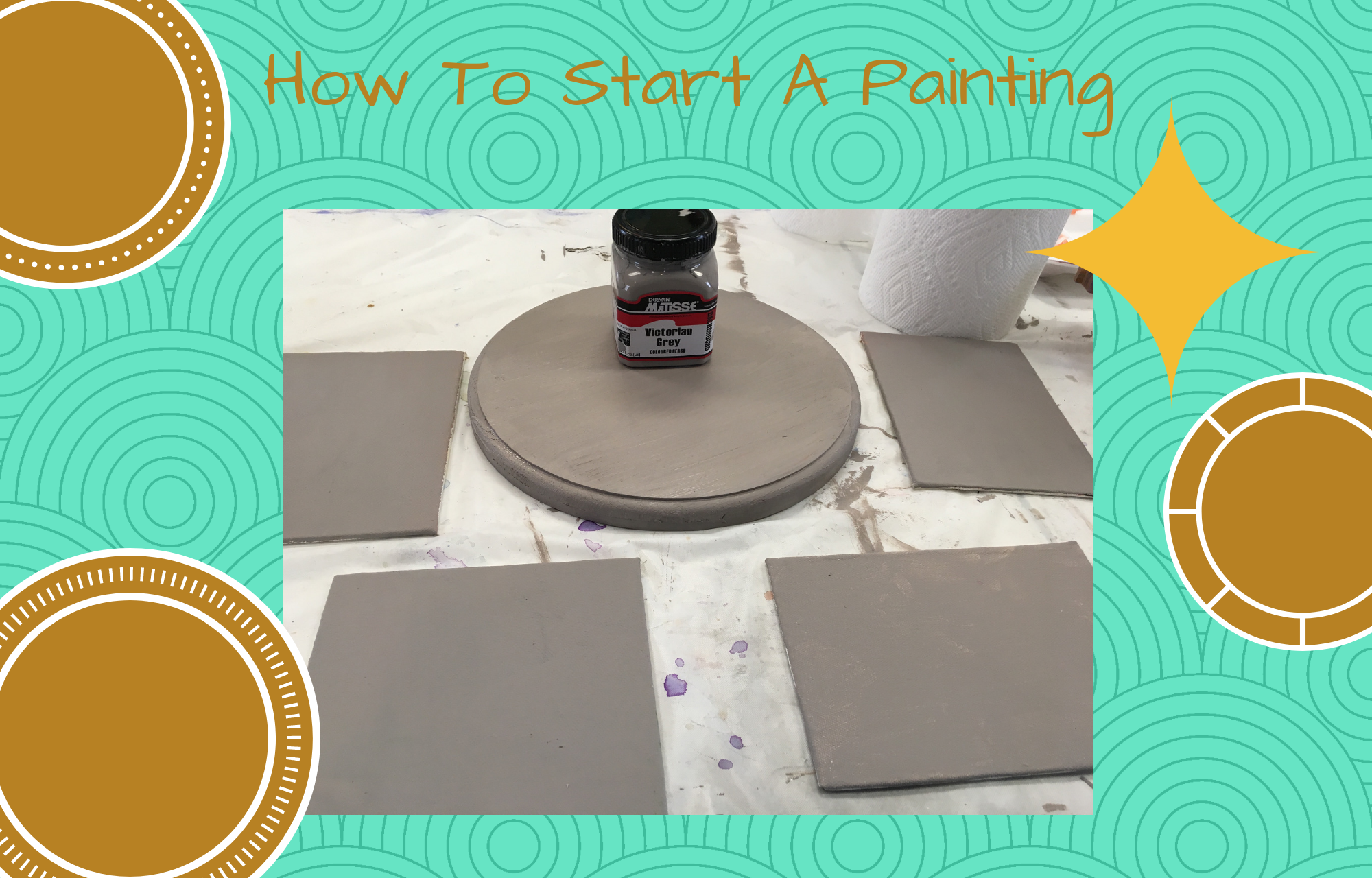 How to begin a painting