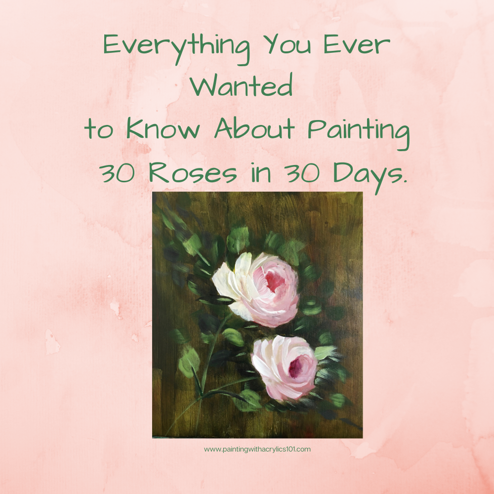 Rose painting challenge