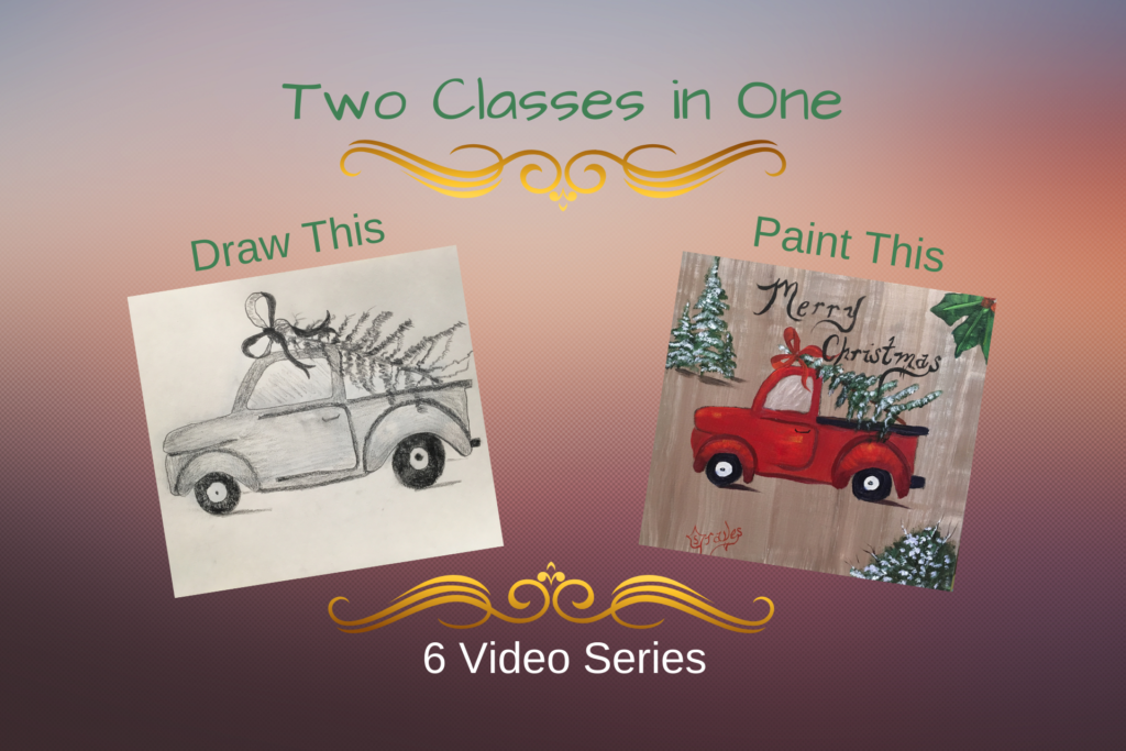 Draw And Paint A Vintage Red Truck Painting With Acrylics 101   1920 X1280 Vintage Truck 1024x683 