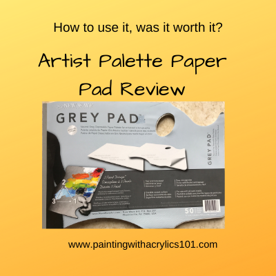 Artist paper palette pad