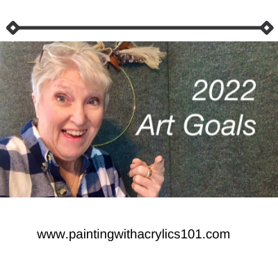 2022 art goals, improve your art, beginning painting classes,