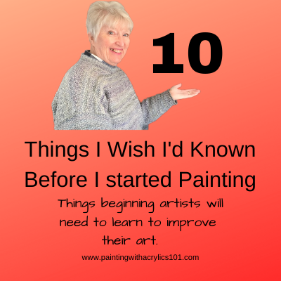 10 things to learn as a beginning artist .