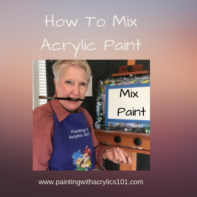 Mix acrylic paint like a pro