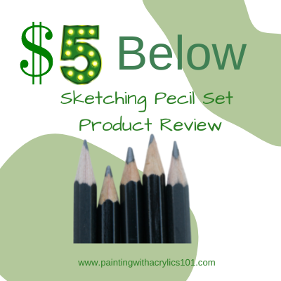 5 Below sketching pencil set product review
