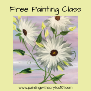 FREE Daisy Painting Class