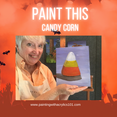 Tutorial Painting Candy Corn