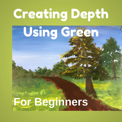 Creating depth using green