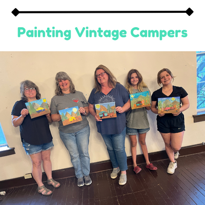 Community art center vintage camper class