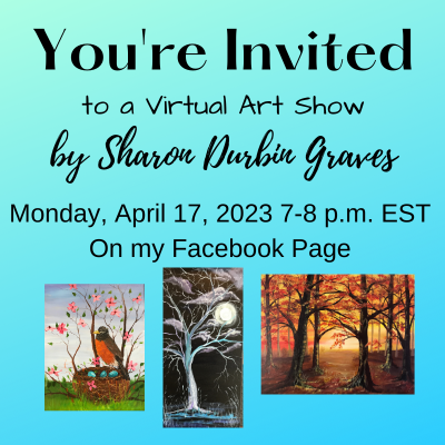 Virtual Art Show invitation