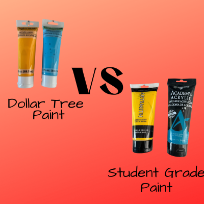 Dollar tree paint product review