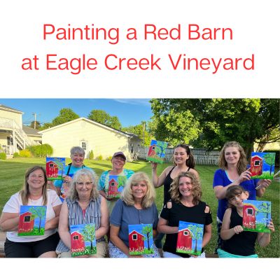 Eagle Creek Vineyard May 23 Red Barn