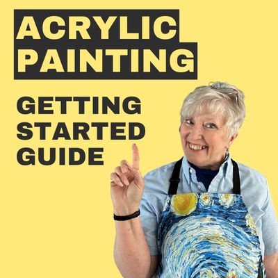 Step by step beginning a painting for beginners