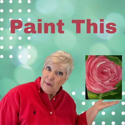 Easy peony painting for beginners