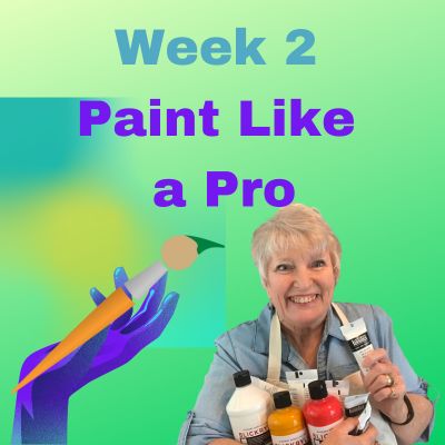 Toning a canvas and creating a palette