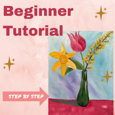 Springtime on Canvas – Simple Floral Painting Techniques