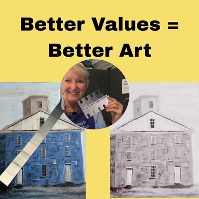 If your painting feels “off” but you can’t quite figure out why, the problem probably isn’t your color. It’s in the values.